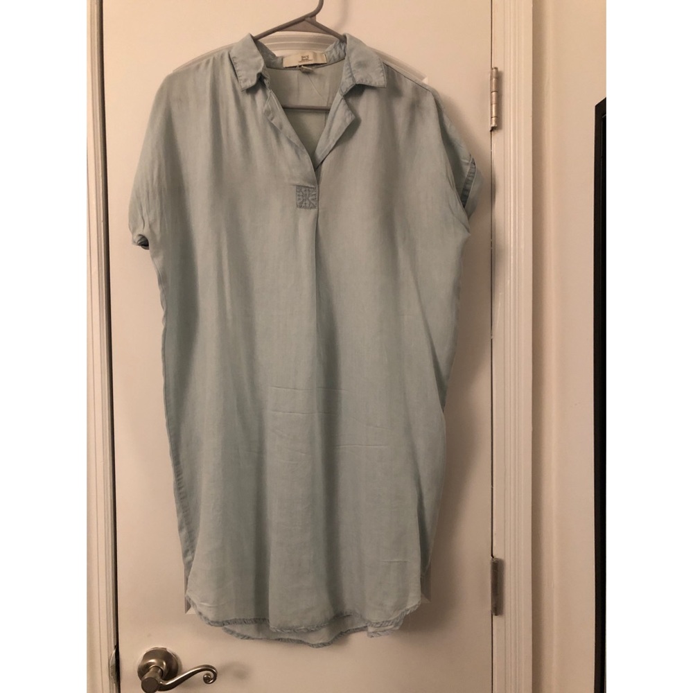 Chambray T-Shirt Dress